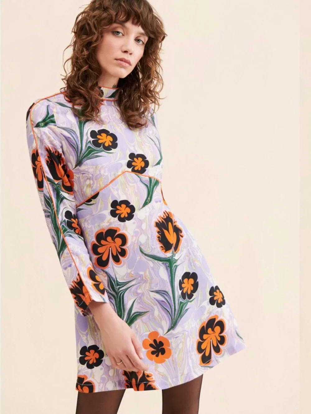 NWT Free People Untitled in Motion Printed Mini Dress Size Small (S) | $298Retai